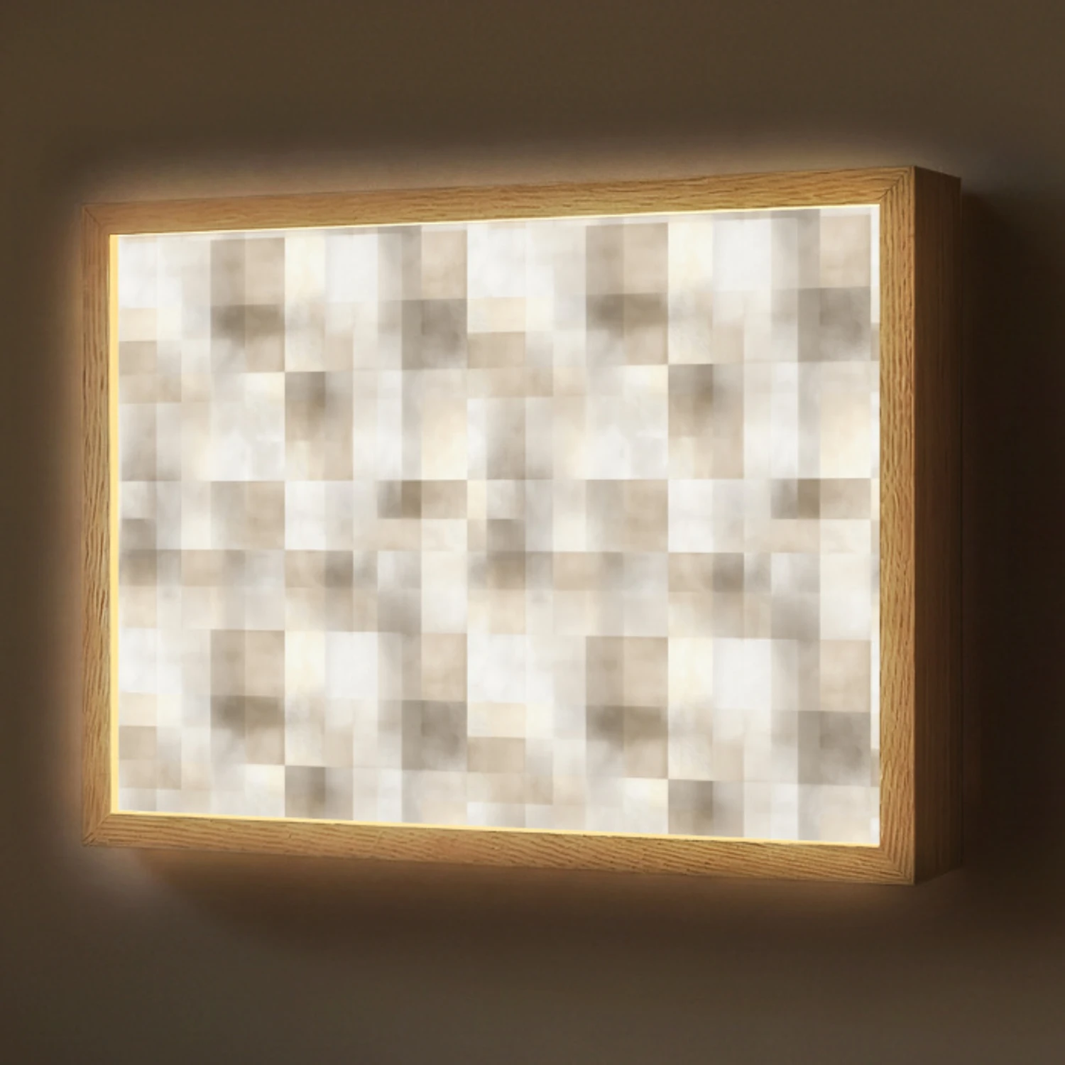 Lightbox - applique-murale - Texture - Lin - Beige | Topdoek.nl