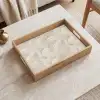 Lijnen - Waaier - Beige Dienblad Rechthoek middel 911 -sfeer1