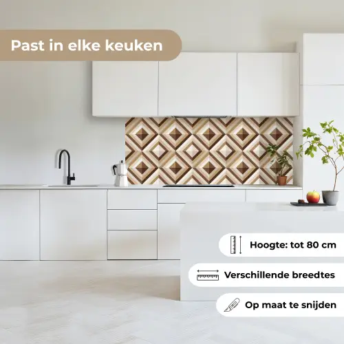 Retro - Ster - Design keuken achterwand 2 middel 871 -sfeer4_NL
