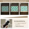 Donkergroen - Dinosaurussen - Afdrukken - Bladeren Light Box met batterij (Wandlamp kind) middel -USP_dimbaarNL