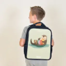 Otter - Strandbal - Water Rugzak - Zwart middel -sfeer2