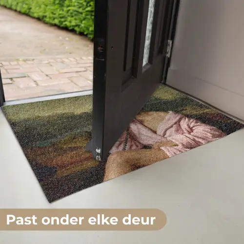 Mona - Klassiek - Roze Deurmat klein -USP_NL