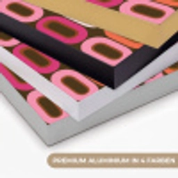 Modern - Retro - Kleurrijk Textielframe zwart klein 947 -USP_kleurenDE