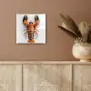Kreeft - Zwart - Oranje - Wit - Uniek plexiglas 5mm klein -sfeer5