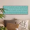 Zee - Dieren - Blauwe krab - Blauw canvas 2cm klein 828 -sfeer1