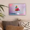 Macarons - Schaal - Pastel - Kleurrijk canvas 2cm klein -sfeer1