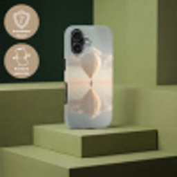 Luchtballon - Wolken - Water - Blauw Toughcase MagSafe Apple iPhone 17 klein -USP_PrintM_DE