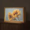 Zonnebloemen - Geel - Wazig Light Box met kabel (Tafellamp) klein -z3d_website