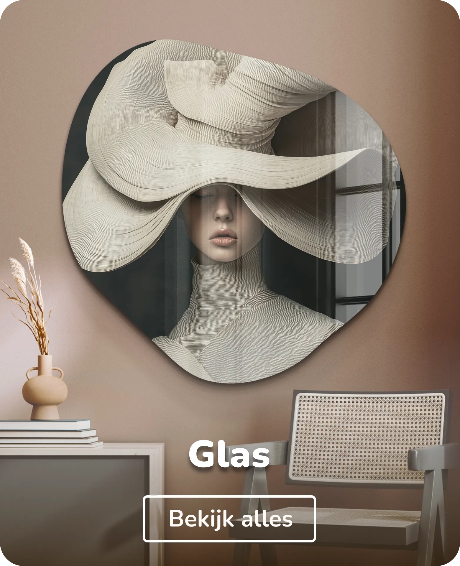 Organische vorm glas