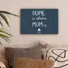 Quotes - Home is where mom is - Spreuken - Moeder canvas 2cm klein -sfeer1