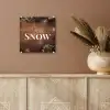 Sneeuw - Houtlook - Quote - Let it snow plexiglas 5mm klein -sfeer5