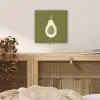 Avocado - Minimalistisch - Illustratie - Groen aluminium wit klein -sfeer3