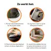 Tulpen - Roze - Zonnestralen Inductie beschermer vinyl 3mm klein -zzzzzzz-td-werking