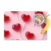 Lollies - Hartjes - Roze Placemat vinyl groot -zzzproduct_Kitchenyeah-website