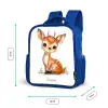 Baby hert Kinderrugzak - Blauw middel -productfoto_formaten