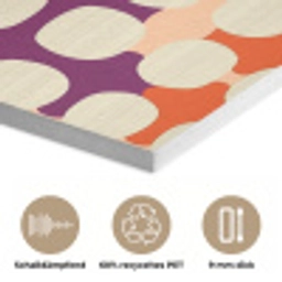 Modern - Patroon - Kleurrijk PET vilt klein 837 -closeup_DE