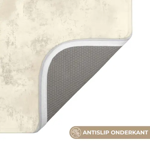 Patroon - Organisch - Beige WCmat klein 1009 -USP_AntislipNL