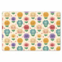 Bloemen - Hartjes - Kleurrijk Placemat vinyl groot 368 -zzsfeer1_Kitchenyeah-website