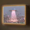 Ufo - Rozen - Pastelkleuren Light Box met batterij (Wandlamp) middel -z3d_website