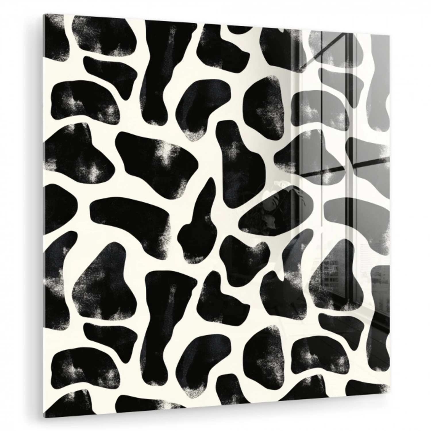 Dierenpatroon - Vlekken - Zwart - Wit plexiglas 5mm klein 11 -zzzproduct_nieuw