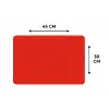 Rood - Kleur - Effen Placemat vinyl groot 368 -specs