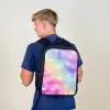 Licht - Regenboog - Hartjes Rugzak - Zwart middel -sfeer8