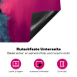 Pink - Hond - Bubbel Inductie beschermer vinyl 3mm klein -zzzzzzz-lf-onderkant