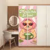 Matcha - Hond - Roze - Groen deurposter klein -sfeer3