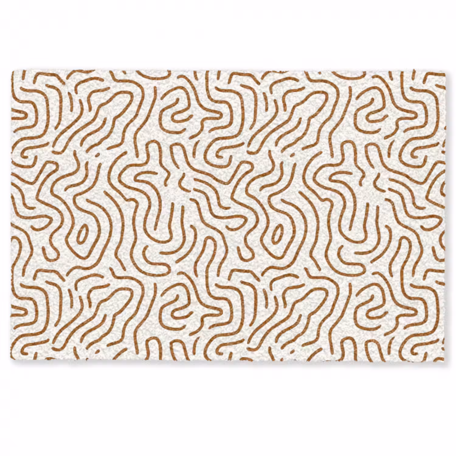 Fußmatte - Minimalistisch - Muster - Terrakotta