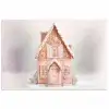 Huisje - Suiker - Pastel poster papier klein -3d