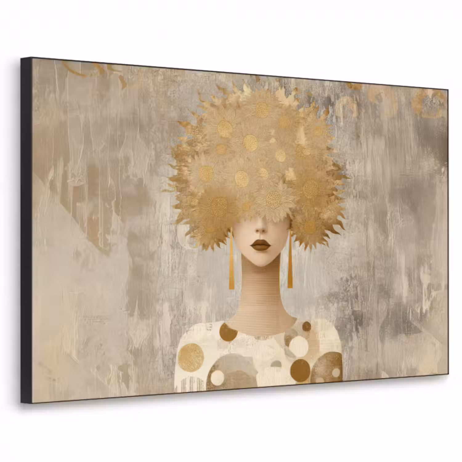 Art Frame - Gold - Porträt - Frau