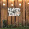 Retro - Jungle - Natuur - Dieren tuinposter los doek klein -sfeer1