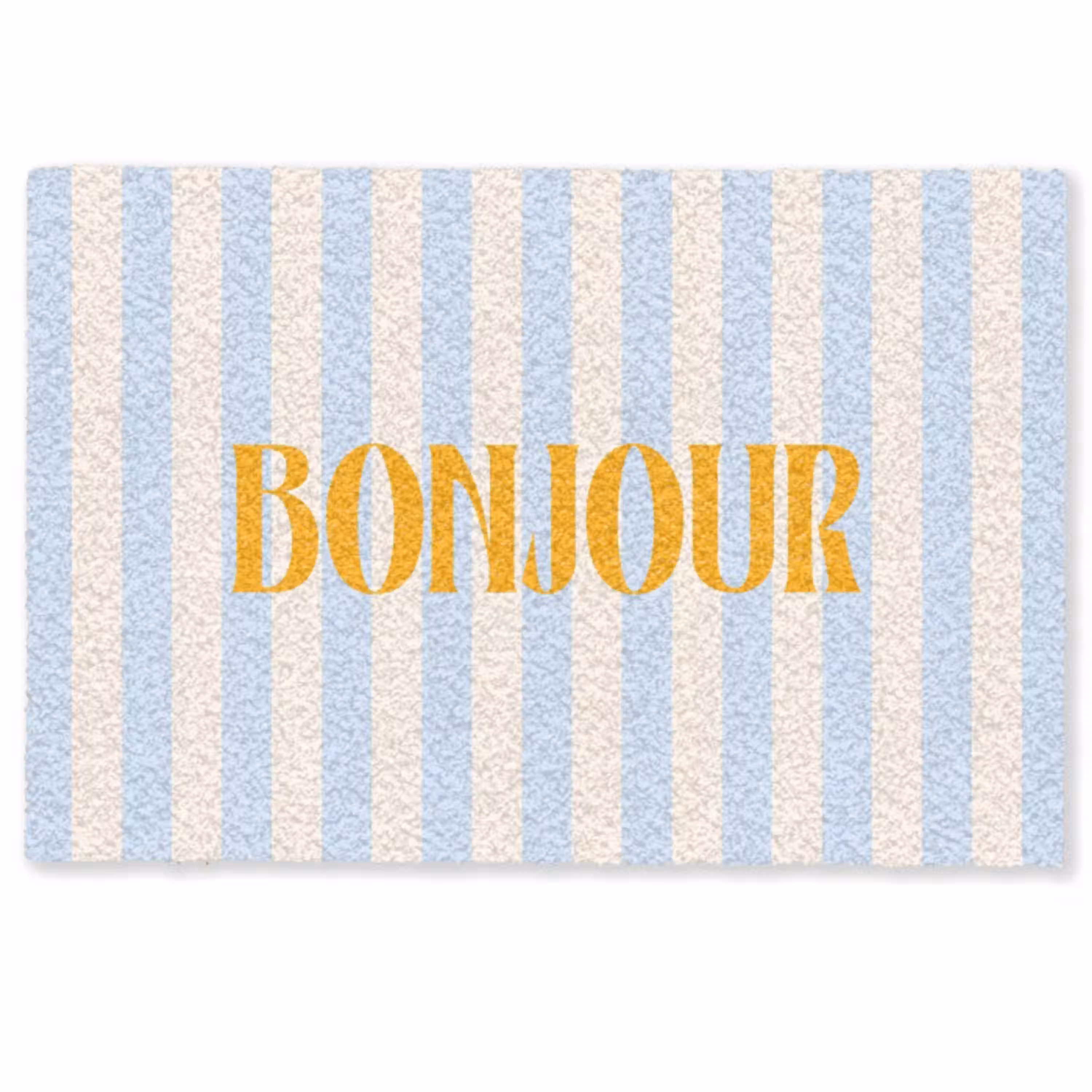 Oranje - Blauw - Strepen - Bonjour Deurmat klein -zkaufland3d