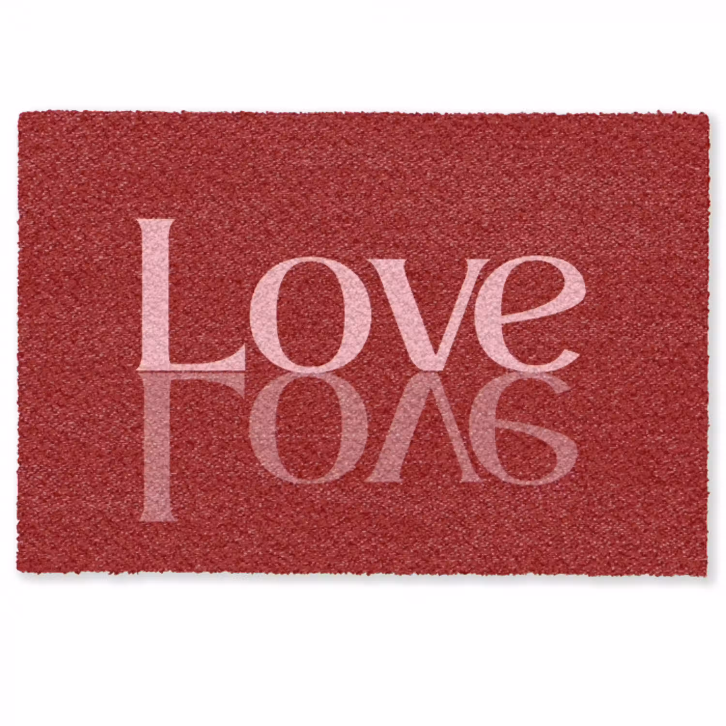 Love - Spiegeling - Rood Deurmat klein -zkaufland3d