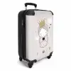 Dromerige prinses met gevlochten haar Koffer - NBS - Handbagage middel -productfoto_3d