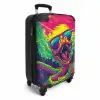 Tattoo style- Zonnige Slang NBS - Handbagage koffer - Kinderen Unisex middel -productfoto_3d