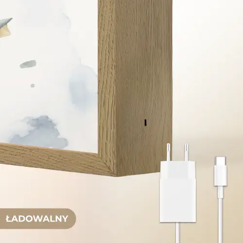 Draak - Baby dier - Kinderen Light Box met batterij (Wandlamp kind) middel -USP_websiteoplaadbaarNL