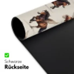 Paarden - Vleugels - Kleurrijk Muismat XXL klein 681 -ysfeer2_duits