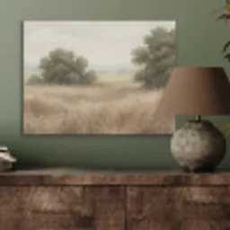 Landschap - Minimalistisch - Beige PET vilt klein -sfeer2