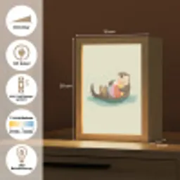 Otter - Strandbal - Kleurrijk Light Box met kabel klein -USP_DE