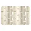 Modern - Geometrisch - Beige Badmat klein 997 -3d