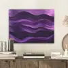 Golven - Abstract - Paars PET vilt klein -sfeer1