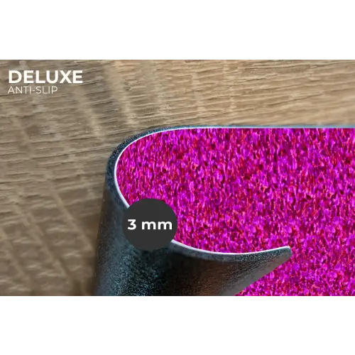 Vloeiend - Olie - Roze - Verf Placemat vinyl groot 368 -closeup
