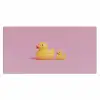 Eendjes - Vrolijk - Roze Muismat XXL klein -3d_leeg