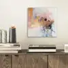 Abstract - Pastel kleuren - Goud - Modern - Aesthetic aluminium wit klein -sfeer1