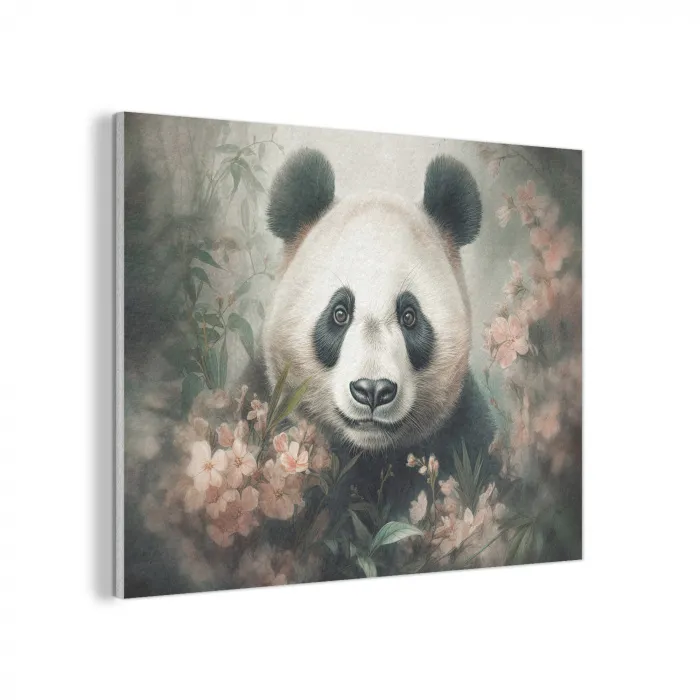 Panda - Dieren - Bloemen - Planten PET vilt klein -3d