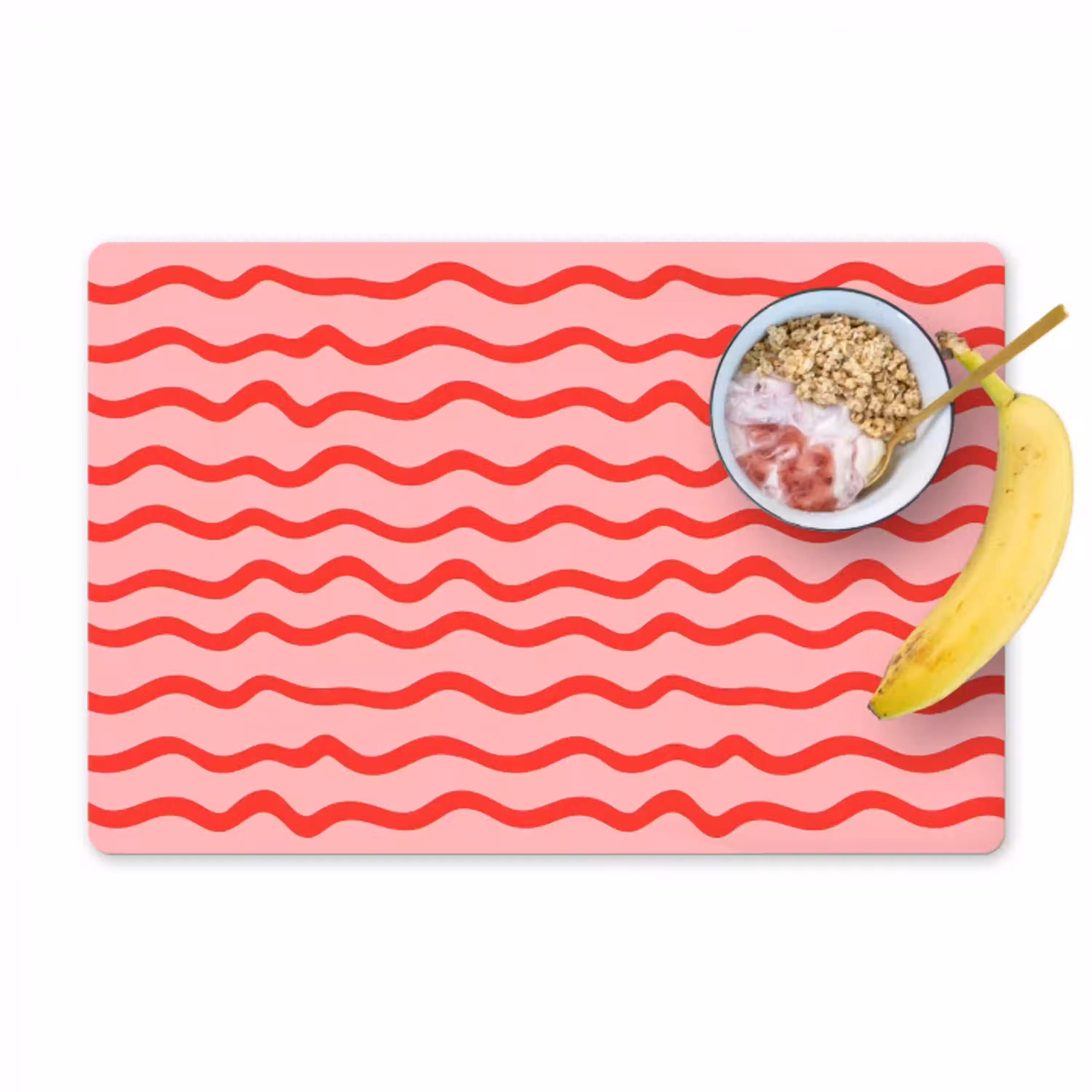 Speels - Patroon - Rood Placemat vinyl groot 368 -zzzproduct_Kitchenyeah-website
