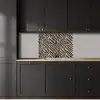 Zebra - Klassiek - Zwart keuken achterwand 2 middel 865 -sfeer1