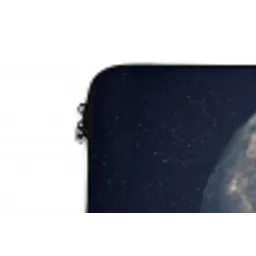 Ruimte - Maan - Kosmos laptophoes neopreen klein -detail