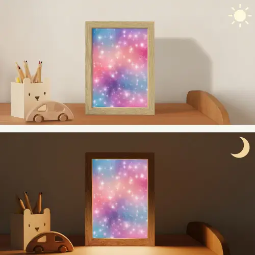 Sterren - Abstract - Kleuren Light Box met kabel klein -sfeer3_kind